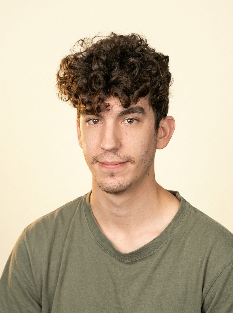 Portrait of the creative director holding a camera